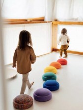 彩虹過河石兒童感統訓練器材-幼兒園體育教具家用平衡玩具 (T7967)