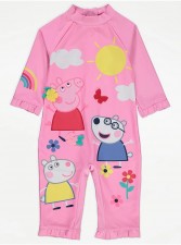 英國直送Peppa Pig Pink All In One Sunsafe Swimsuit<筍價預購>(U0197BM)