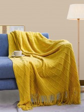 梳化針織搭布/-沙發搭巾蓋布午睡毯沙發毯淺灰色沙發套罩(T6687)