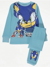 英國直送Sonic The Hedgehog Blue Long Sleeve Pyjamas<筍價預購>(T8612BM)