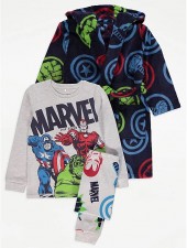 英國直送Marvel長袖睡衣晨褸套裝<筍價預購>(T5861BM)