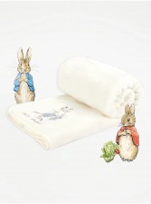 英國直送Peter Rabbit Natural Fleece Blanket<筍價預購>(U0378BM)