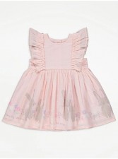 英國直送Pink Broderie Bunny Dress<筍價預購>(T8785BM)