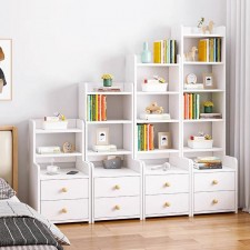 加高設計床頭櫃/ 簡約現代臥室加高多功能床邊櫃子/小型儲物簡易置物架 (多尺寸)(T3560)