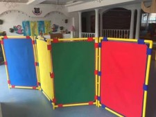 幼兒園室內圍欄擋板-柵欄兒童護欄隔欄早教親子園屏風游戲組合(T7936)