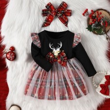 幼兒聖誕鹿連身裙<筍價預購>(T7303BM)