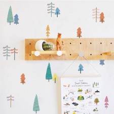 北歐款ins小樹牆貼-幼兒園兒童房可移除牆貼紙少女房間裝飾創意貼畫(T4218)