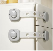 抽屜扣防BB安全鎖-寶寶嬰兒童防護抽屜鎖扣櫃門冰箱櫃子移門防開童鎖(T5616)