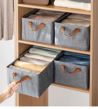 衣櫃整理收納盒- 可疊加鋼架 衣櫃衣服收納箱衣服特大號大容量(T5119)