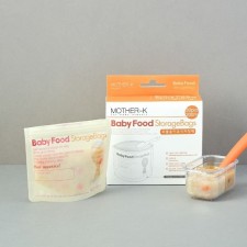 香港行貨Mother-K - 嬰兒食物抗菌儲存袋(200ml) - 30pc<筍價預購>(U0718BM)