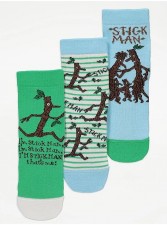 英國直送Stick Man Ankle Socks (一套3對)<筍價預購>(T7654BM)