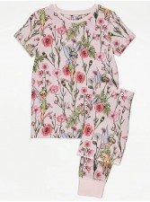 英國直送Disney Tinker Bell Pink Floral Short Sleeve Pyjamas<筍價預購>(T9050BM)