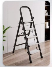 家用折叠梯子(3步/4步/5步/6步)-加厚鋁合金人字梯室內多功能折疊梯安全便捷伸縮梯不搖晃(U1298)