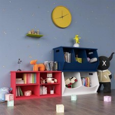 兒童家具-玩書圖書收納櫃/玩具收納櫃書架二合一/玩具整理架置物架可重疊積木收納櫃/ 多款.多尺寸(T3317)