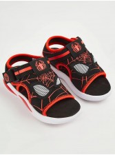 英國直送Marvel Spider-Man Black Trekker Sandals<筍價預購>(T9266BM)