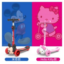 兒童可調高低滑板車 (米奇/ Hello Kitty) <筍價預購>(T5705BM)
