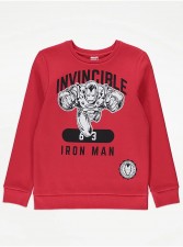 英國直送Marvel Iron Man Invincible Red Sweatshirt<筍價預購>(T9227BM)