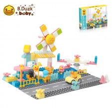 香港行貨B.Duck windmill building block(94pcs)風車咖啡廳積木<筍價預購>(U1189BM)