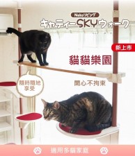 簡約貓走廊跳台貓爬架-通天柱大型貓爬架貓玩具貓咪用品(T9074)