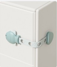兒童鎖扣抽屜鎖(5個裝)-安全嬰兒防開防夾手寶寶推拉門冰箱防護櫃子櫃門鎖(T5615)