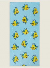 英國直送The Little Mermaid Flounder Printed Cotton Beach Towel<筍價預購>(T8680BM)