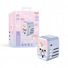 XPower x Sanrio Little Twin Stars TA5C 28W Type-C+USB旅行充電轉插(U1594XP)