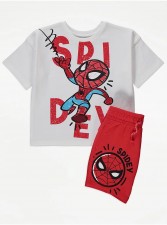 英國直送Marvel Spidey and Friends T-Shirt and Shorts Outfit<筍價預購>(U0250BM)