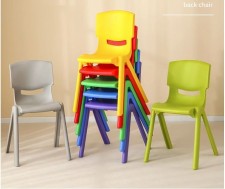實用膠椅子/培訓椅(多尺寸)-成人中小學生桌椅家用加厚板凳成人膠椅兒童靠背椅子塑料(U0635)