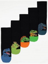 英國直送Black Dinosaur襪 (一套5對)<筍價預購>(T7185BM)