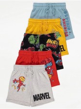英國直送Marvel Superhero短褲 (一套5條)<筍價預購>(T8352BM)