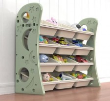 兒童玩具收納架-大容量超大整理櫃家用客廳寶寶置物架多層分類書架(T6239)
