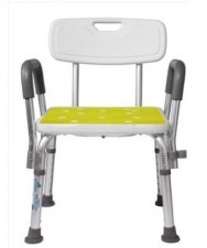 老人洗澡附助椅-帶扶手,送防滑坐墊(T4683)