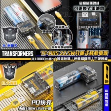  (截單日期：2024/Apr/22)Transformers變形金剛  分離式磁吸移動電源10000mAh-6月初 (T9975WH)