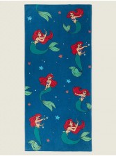 英國直送Disney Little Mermaid Print Cotton Beach Towel<筍價預購>(T8675BM)