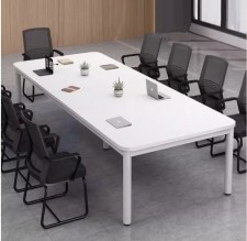 會議桌長桌(多尺寸)-書枱簡約現代可定制辦公室洽談桌簡易長方形專用辦公桌 (U1327)
