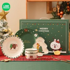  LINE FRIENDS聖誕碗碟套裝<筍價預購>(T7399BM)
