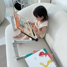 多功能繪本架兒童閱讀架-可調節升降寶寶書架小學生學習書架(T5105)