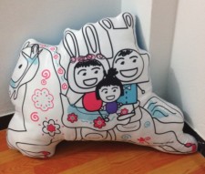來相訂做-兒童繪畫創意Cushion.(T4139)