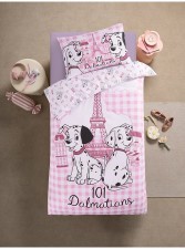 英國直送Disney 101 Dalmatians Cotton-Rich Reversible Single Duvet Set<筍價預購>(U0631BM)