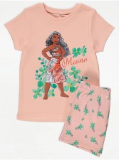 英國直送Disney Moana Peach Floral Short Pyjamas<筍價預購>(T8999BM)
