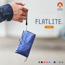 日本 AMVEL雨傘品牌 全新系列FLATLITE FLATLITE Travel扁平型旅行折疊傘(T9738DC)