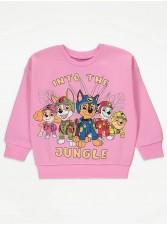 英國直送PAW Patrol Pink Jungle Pups Slogan Sweatshirt<筍價預購>(T8846BM)