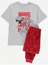 英國直送Marvel Grey Superhero Fleece Pyjamas<筍價預購>(T8652BM)