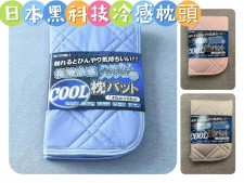 日本黑科技冷感枕頭墊<筍價預購>(T9438BM)