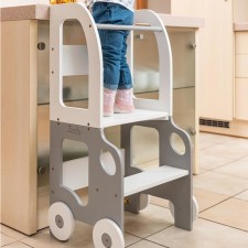 一物兩用-兒童安全加高腳凳/小枱子-C款($880)(T1038).