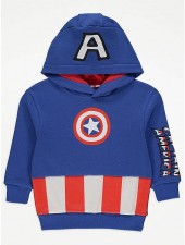 英國直送Marvel Captain America連帽衛衣 <筍價預購>(T5966BM)