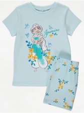 英國直送Disney Princess Jasmine Floral Short Pyjamas<筍價預購>(T9005BM)