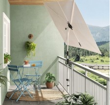 多角度.高度可調節.露台大陽傘- 戶外遮陽傘庭院擋陽光室外露營旋轉沙灘傘(T6801)
