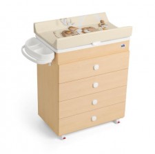 CAM Asia 沐浴更衣組合櫃 (白色 / 木色) – 意大利製造(T4088BBS)