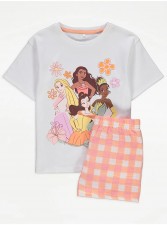 英國直送Disney Princess Gingham Short Pyjamas<筍價預購>(T9298BM)